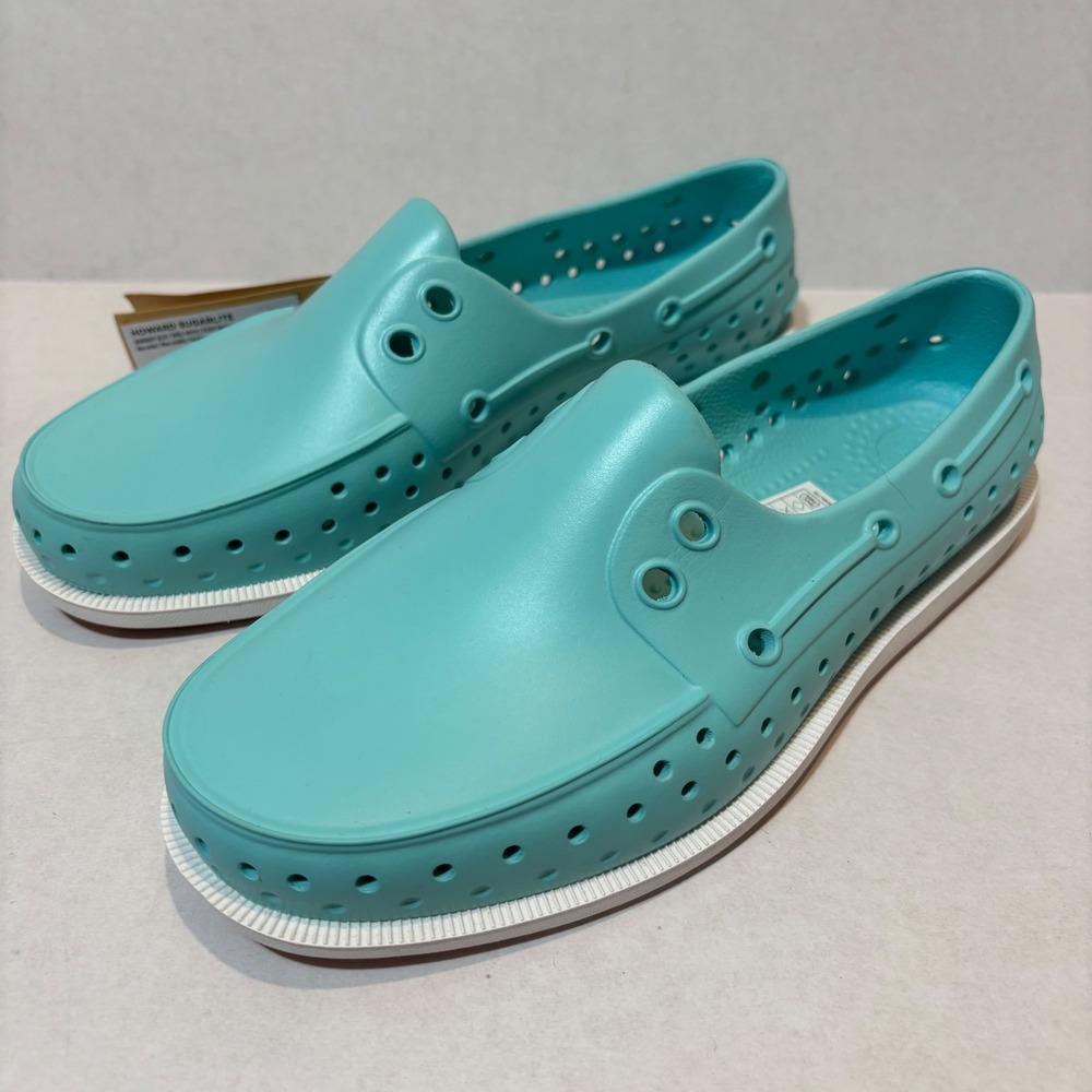 Native Howard Sugarlite Boat Shoes Sherbert Blue Mens 4 Womens 6 11111400-4957‎